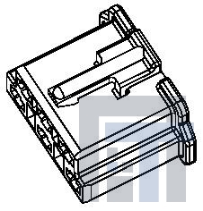 15-04-0802 Проводные клеммы и зажимы Temp Switch Housing Housing Natural 6Ckt