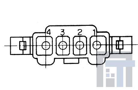 15-31-1041 Проводные клеммы и зажимы MINIFIT PLUG HSG 4P