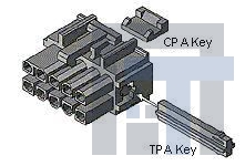 15-97-9041 Проводные клеммы и зажимы MINIFIT TPA RECPT 4