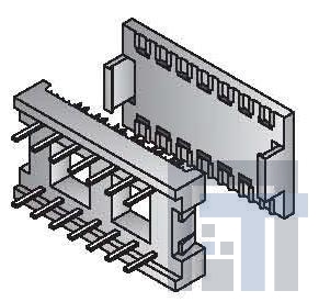 151-2P14-E Проводные клеммы и зажимы IDC DIP PLUG 14 PIN