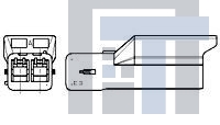 1565086-1 Проводные клеммы и зажимы GRACE INERTIA CONNECTOR 3.5 3P