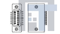 1589484-3 Проводные клеммы и зажимы STL009L4KN=SMT CONN