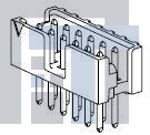 159108-6012 Проводные клеммы и зажимы 8P VERTICAL HEADER THRU-HOLE, Au