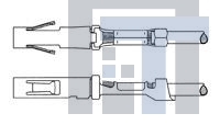 164169-4 Проводные клеммы и зажимы CONTACT SOCKET CRIMP TYPE XI