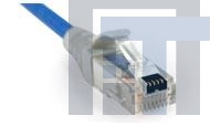 1696534 Проводные клеммы и зажимы QCPC-6ARUVB-BK04F: AMCC6A PATCHCORD PVC