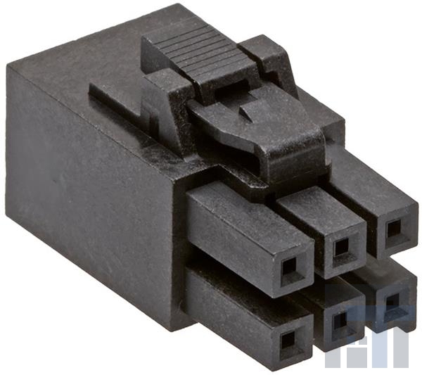 172258-1010 Проводные клеммы и зажимы Ultra-Fit RECEPT HSG 3.50MM D/R 10CIR BLK