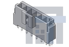 172287-1206 Проводные клеммы и зажимы ULTRAFIT 3.5MM 6CKT HDR VT SGL F BLK15AU