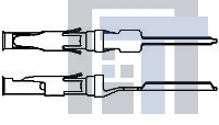 1776003-2 Проводные клеммы и зажимы CONTACT ASSY SCKT .045 POST LP