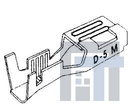 179955-2 Проводные клеммы и зажимы RCPT 16-14 AWG 15 AU Reel of 1500