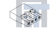 1986160-3 Проводные клеммы и зажимы Crimp Style housing 5.08 Gre