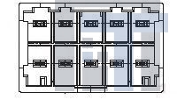 2-1939983-3 Проводные клеммы и зажимы GIC 3.3 HDR ASSY 10P 2ROW BLUE