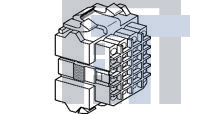 207442-1 Проводные клеммы и зажимы 18P SQ GRID PLUG