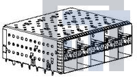 2132403-5 Проводные клеммы и зажимы 2X5 SFP+ w/ Springs 4 LP Sn