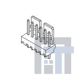 22-04-1101 Проводные клеммы и зажимы VERTICAL HDR 10P SQ PIN POLAR