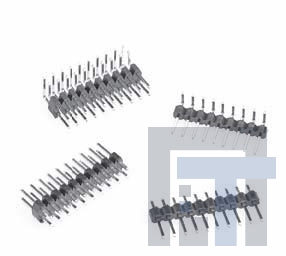 2322-6111TG Проводные клеммы и зажимы 22P STRT 1 ROW GOLD