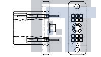 3-204682-0 Проводные клеммы и зажимы RECEPT ASSY 12 POSN HDR SERIES