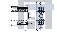 3-204684-0 Проводные клеммы и зажимы RECP 24 POS. LOADED BLOCK W/J.