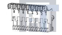 3-284482-1 Проводные клеммы и зажимы AMP MONO-SHAPE II 2 P. PCB CON