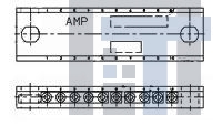 3-582198-2 Проводные клеммы и зажимы TAPER BLOCK