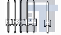 3-644456-2 Проводные клеммы и зажимы NARROW FLT HDR 2P Straight Post