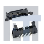 3314-1303 Проводные клеммы и зажимы 14PIN 3WL RT ANG LONG ROLL PIN