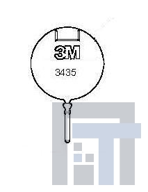 3435-0 Проводные клеммы и зажимы KEYING PLUG