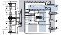 4-178488-1 Проводные клеммы и зажимы AMP U/P SGL ROW HDR ASSY V 4P