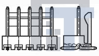 4-647166-0 Проводные клеммы и зажимы 10P MTA100 HDR ASSY SM,FL,LF