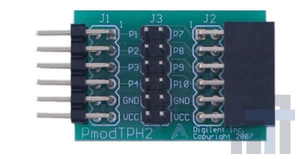 410-135P Проводные клеммы и зажимы PmodTPH2 12-pin Test Point Header