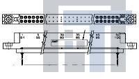 449873-3 Проводные клеммы и зажимы BOX RECP 80 POS STAG