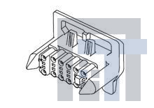 45609-0012 Проводные клеммы и зажимы SPOX BMI RECEPTACLE ACLE HOUSING 12CKTS