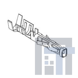 46235-0001-(CUT-STRIP) Проводные клеммы и зажимы 20-24FEM 15AU LW FRC Cut Strip of 100