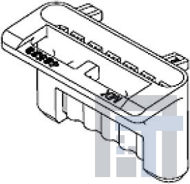 46831-0002 Проводные клеммы и зажимы SPOX BMI PLUG HOUSING 1X7 PS