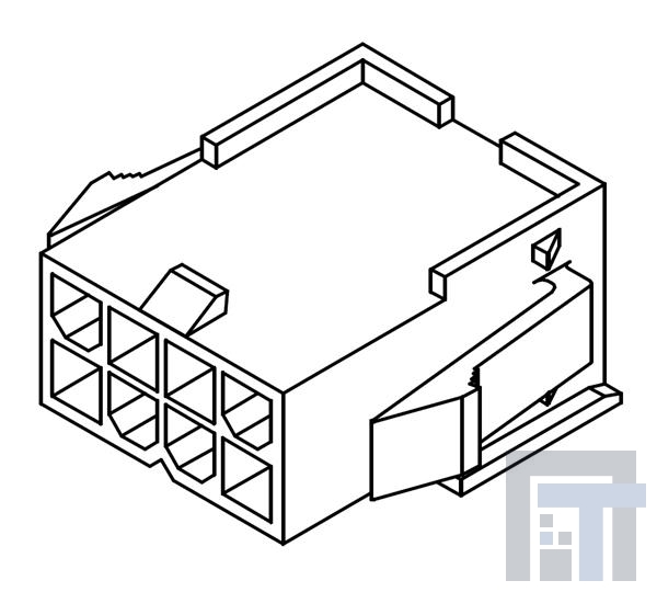 49623-1890 Проводные клеммы и зажимы 4.2mm W/W TPA Conn.- mm W/W TPA Conn.-18P