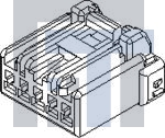 500592-0200 Проводные клеммы и зажимы 2.5 WtW Rec Hsg Sing Hsg Single Row 2Ckt