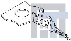 50061-8000-(CUT-STRIP) Проводные клеммы и зажимы BRD-IN TERM 28-32G M Cut Strip of 100