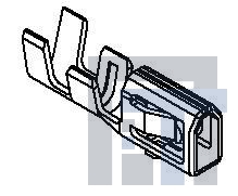 501334-0000-(CUT-STRIP) Проводные клеммы и зажимы PCCLSP TERM 28-32G F Cut Strip of 100