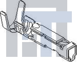 501395-1000-(CUT-STRIP) Проводные клеммы и зажимы CRMP TERM 18-20G F Cut Strip of 100