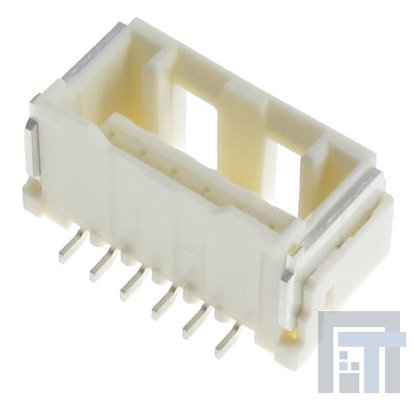 502584-0670 Проводные клеммы и зажимы CLIKMATE PCB RECPT 6P VT TIN BEIGE