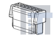 504193-0200 Проводные клеммы и зажимы 1.25 W/B SINGLE REC HSG 02P