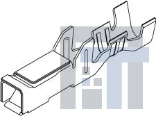 50695-8000 Проводные клеммы и зажимы 4.0 W/W CRIMP REC TE Reel of 12000