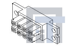 51010-0811 Проводные клеммы и зажимы 8 CIR TERM HOUS 5101 TERM HOUS 510100811