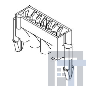 51016-0400 Проводные клеммы и зажимы 1.5 Cable Holder 4Ck .5 Cable Holder 4Ckt