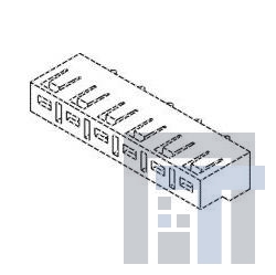 51036-0600 Проводные клеммы и зажимы 6P 4mm BOARD-IN HOUSING