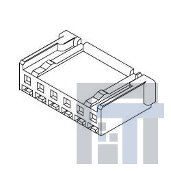 51102-0200 Проводные клеммы и зажимы 2.5 WTOB CONN. HOUSI 5 WTOB CONN. HOUSING