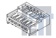 51111-0400 Проводные клеммы и зажимы 2.5 W/W REC HSG 2.5 W/W REC HSG