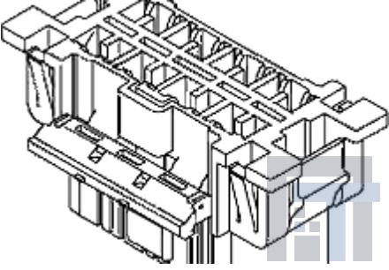 51154-1600 Проводные клеммы и зажимы 4.0 W/W REC HSG 4.0 W/W REC HSG