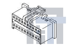 51242-2000 Проводные клеммы и зажимы 20P DR RECPT HOUSING POSITIVE LOCK