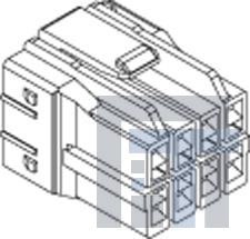 51347-0600 Проводные клеммы и зажимы 3.3 WtW Rec Hsg 6Ckt