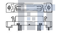 5175887-5 Проводные клеммы и зажимы CHAMP 050-2 REC ASSY V 36P